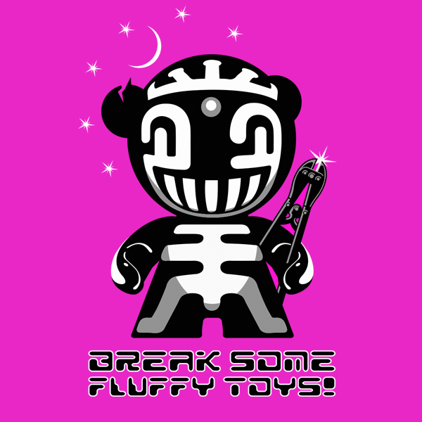Break Some Fluffy Toys - women pink